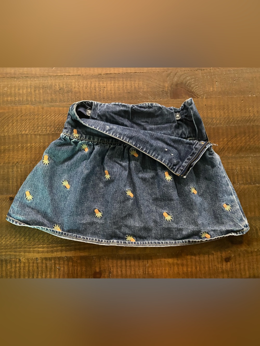 Girls Denim Skirt Duo, Size 6 - Picture 7 of 8